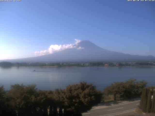 河口湖からの富士山
