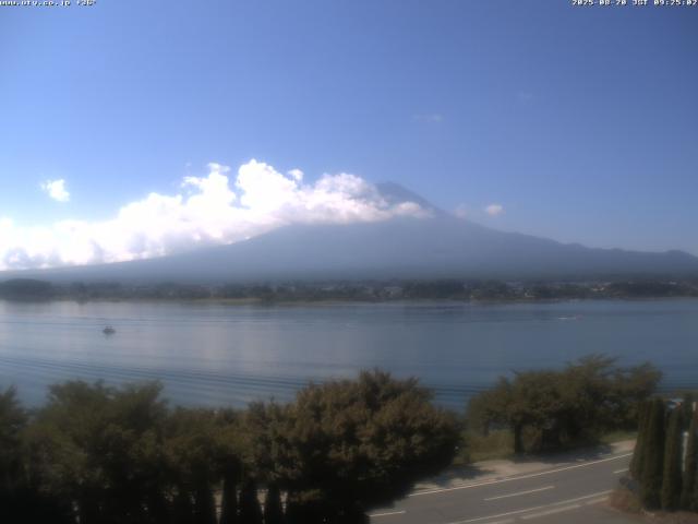 河口湖からの富士山