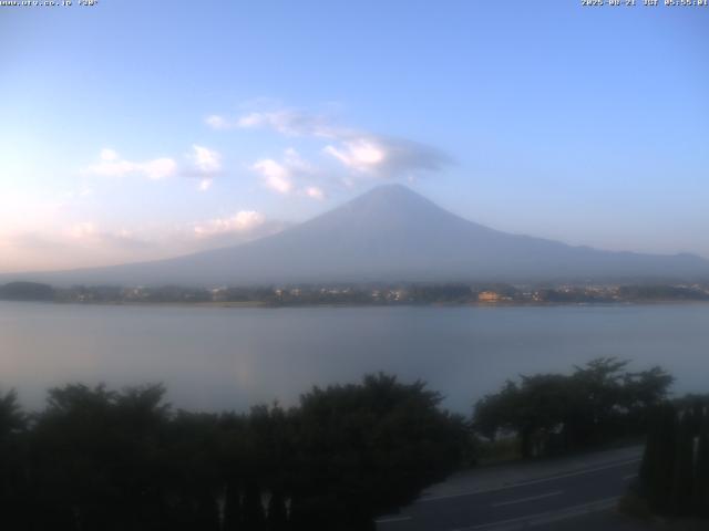 河口湖からの富士山