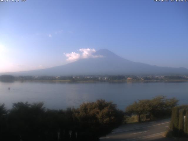 河口湖からの富士山