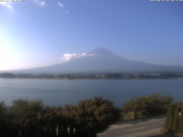 河口湖からの富士山