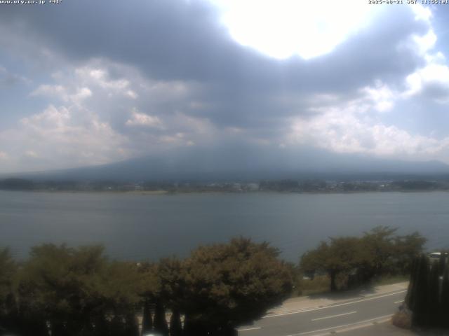 河口湖からの富士山