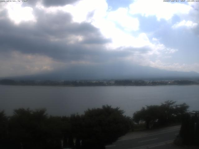 河口湖からの富士山