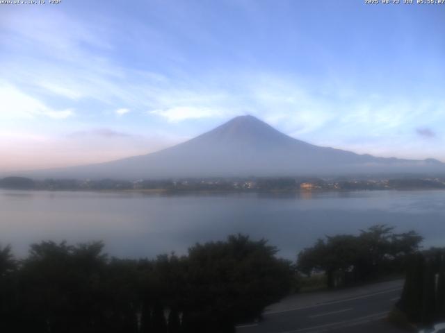 河口湖からの富士山