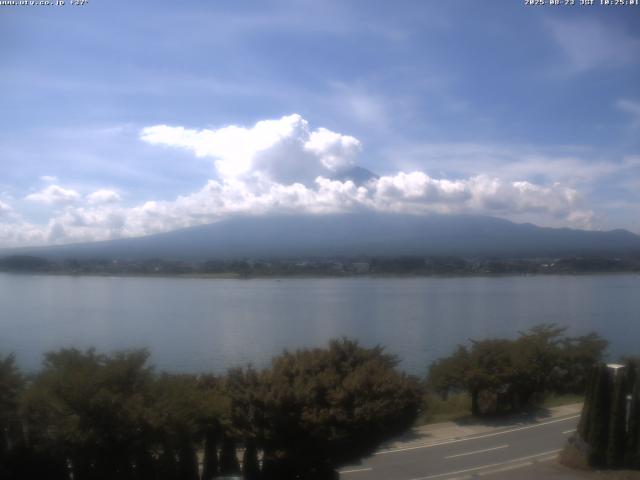 河口湖からの富士山