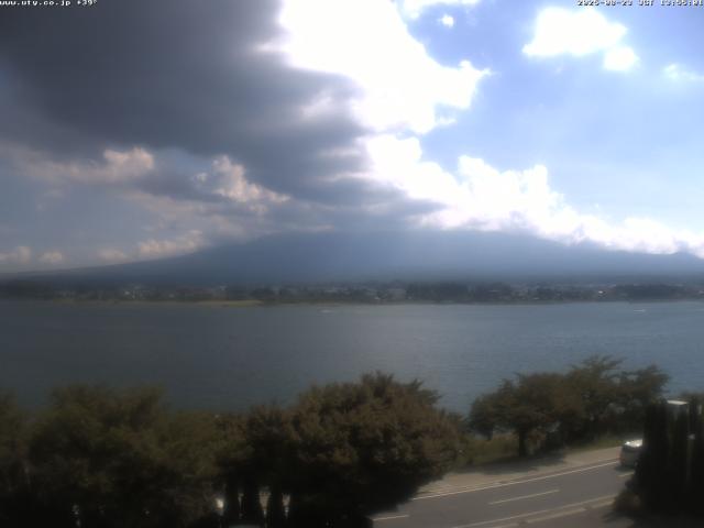 河口湖からの富士山
