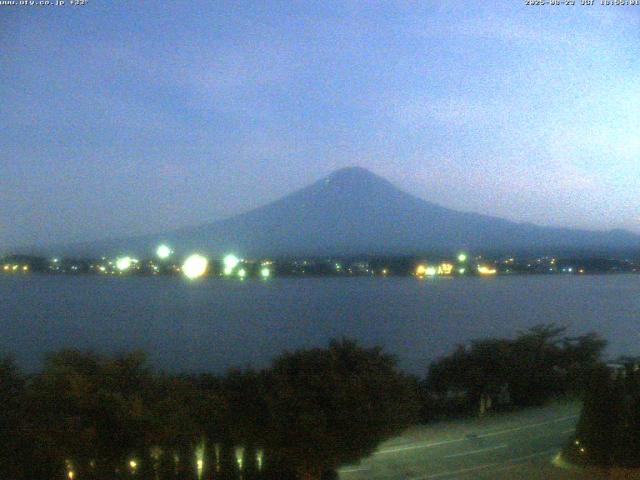 河口湖からの富士山