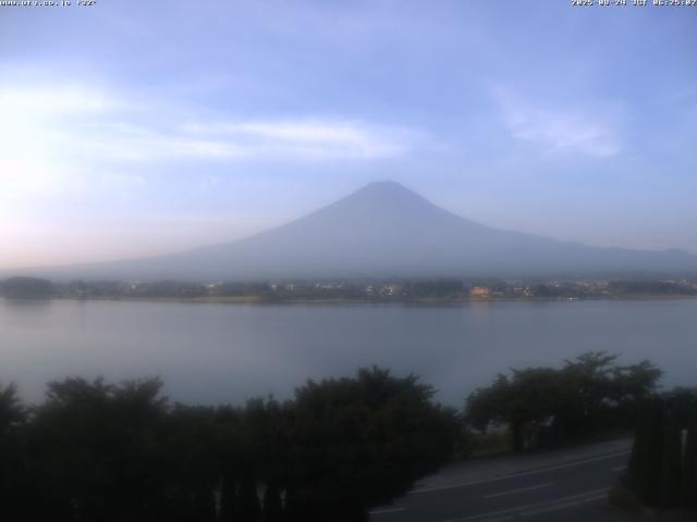 河口湖からの富士山