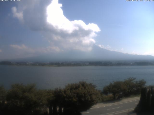 河口湖からの富士山