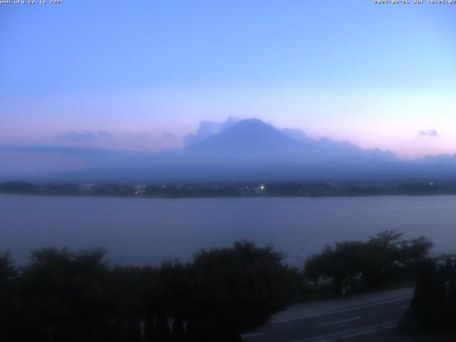 河口湖からの富士山