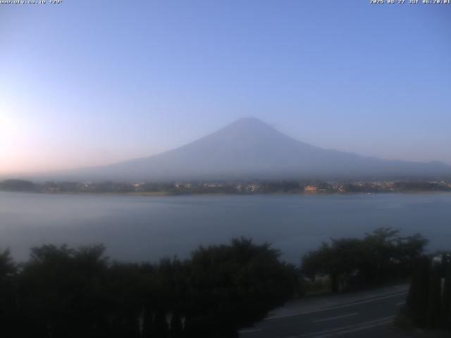 河口湖からの富士山