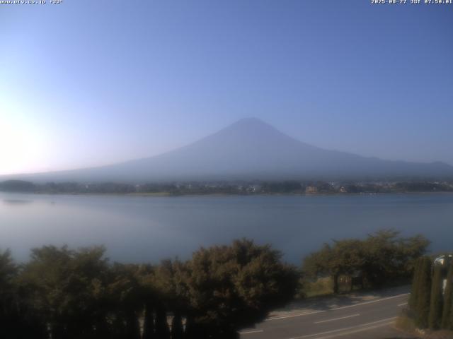 河口湖からの富士山