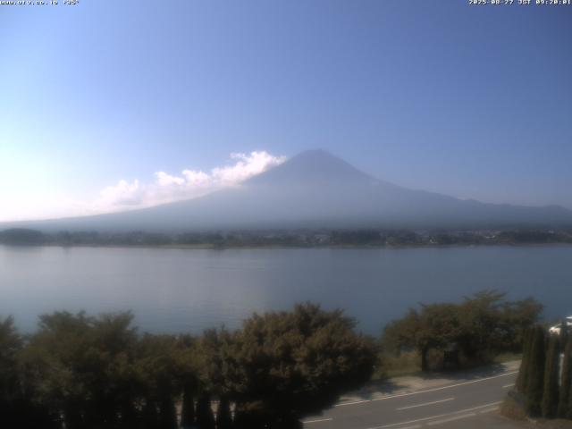 河口湖からの富士山