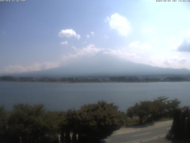 河口湖からの富士山