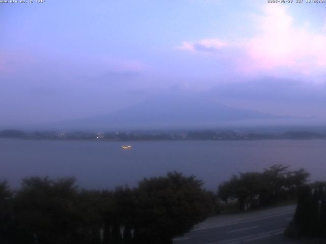 河口湖からの富士山
