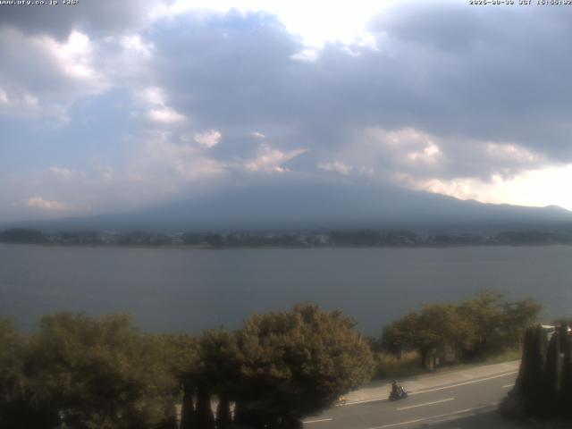 河口湖からの富士山