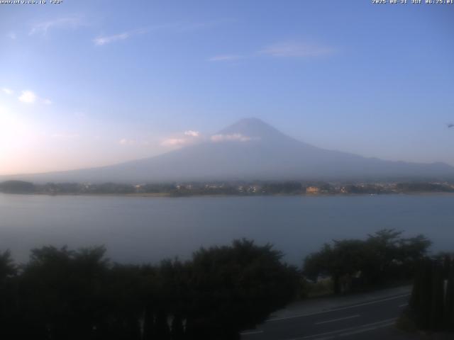 河口湖からの富士山