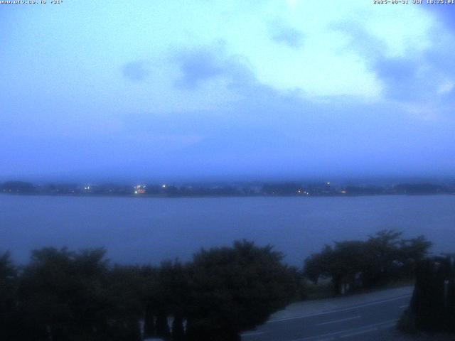河口湖からの富士山