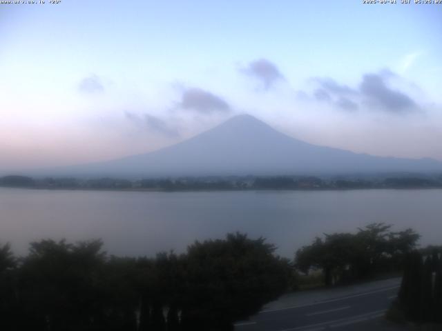 河口湖からの富士山