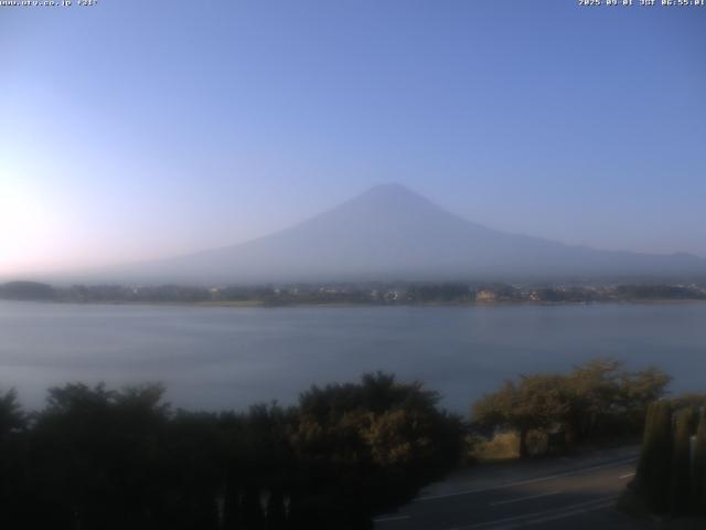 河口湖からの富士山