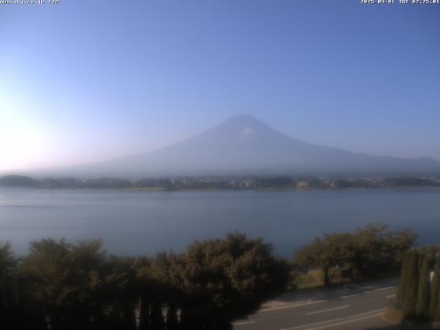 河口湖からの富士山