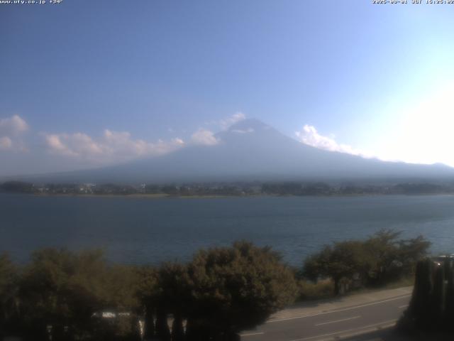 河口湖からの富士山