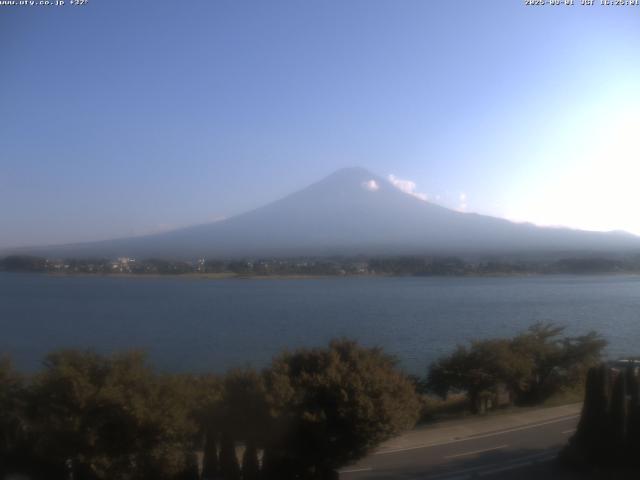 河口湖からの富士山