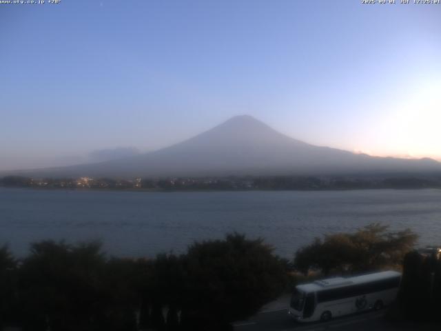 河口湖からの富士山