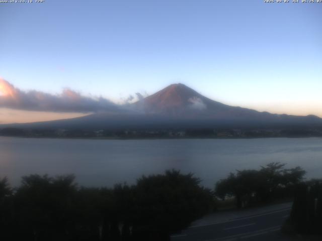 河口湖からの富士山
