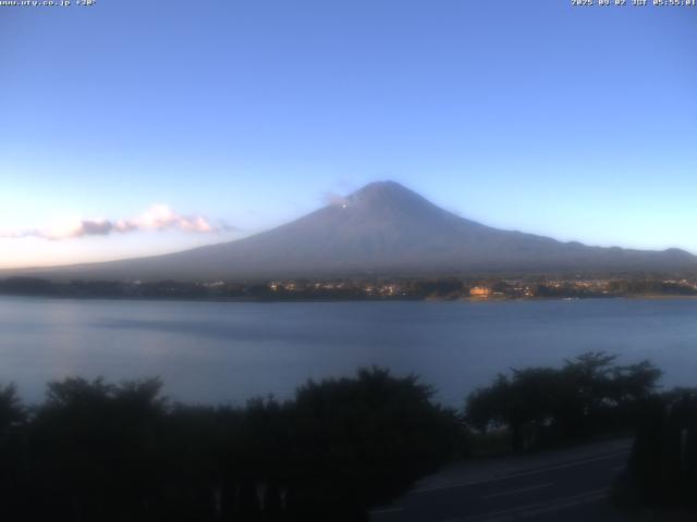 河口湖からの富士山