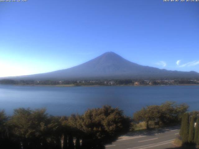 河口湖からの富士山