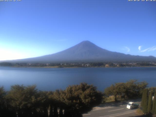河口湖からの富士山
