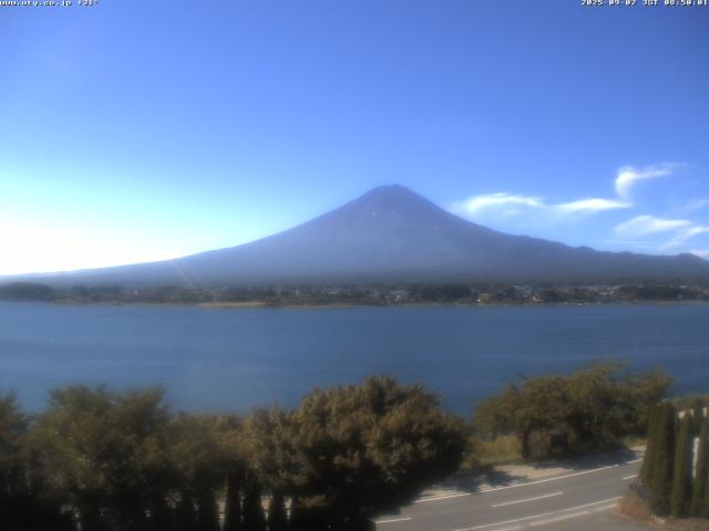 河口湖からの富士山