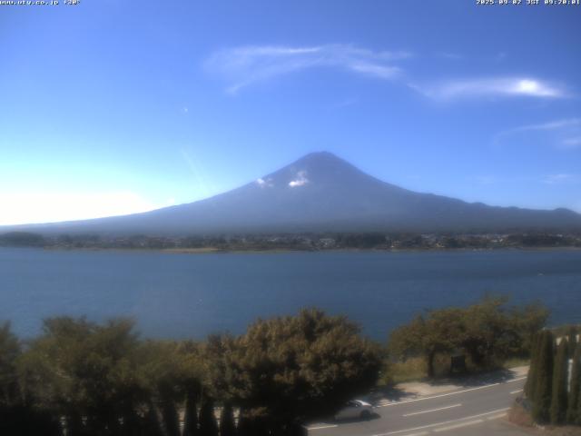 河口湖からの富士山