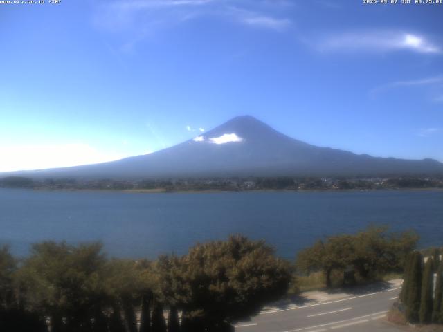 河口湖からの富士山
