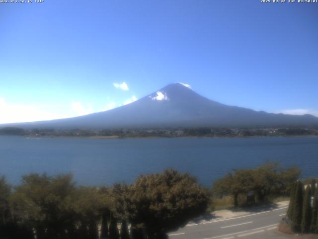 河口湖からの富士山