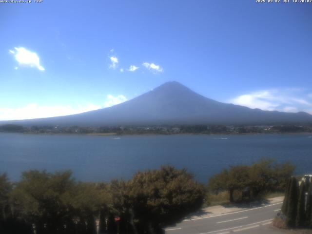 河口湖からの富士山