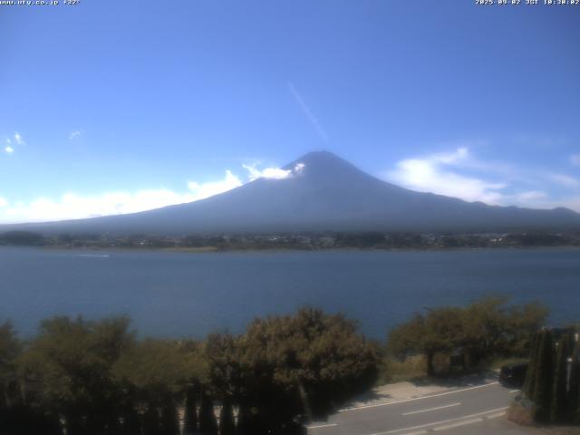 河口湖からの富士山