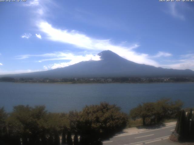河口湖からの富士山