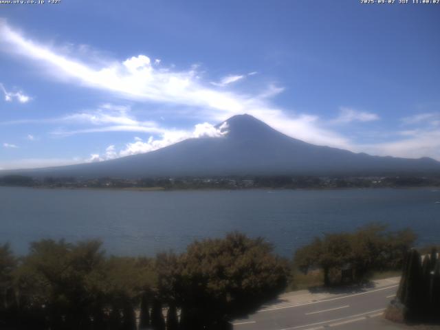河口湖からの富士山