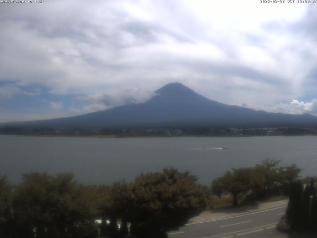 河口湖からの富士山