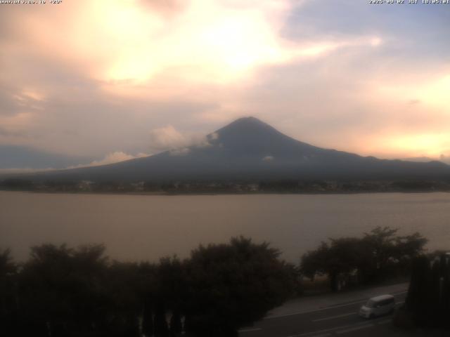河口湖からの富士山