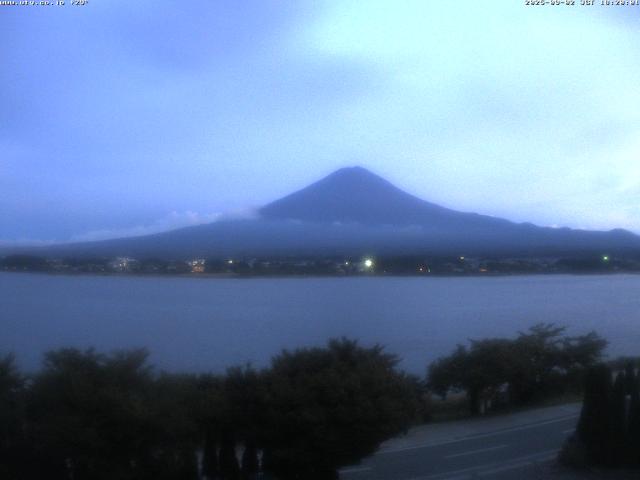 河口湖からの富士山