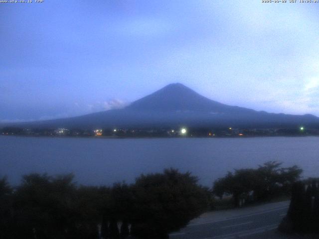 河口湖からの富士山