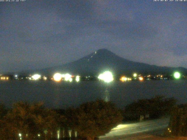 河口湖からの富士山
