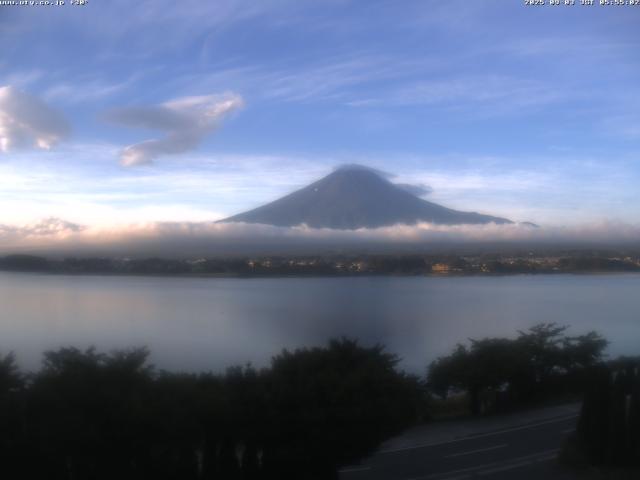 河口湖からの富士山