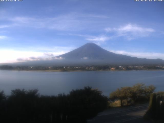 河口湖からの富士山
