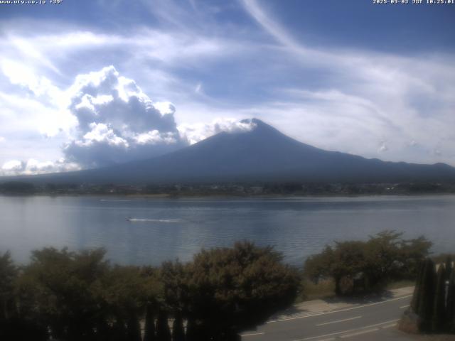 河口湖からの富士山