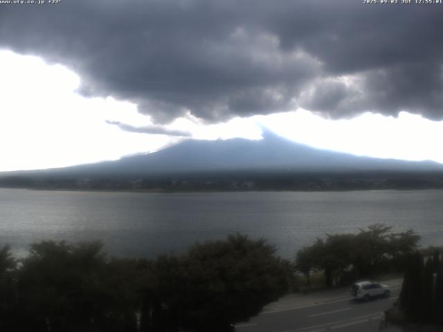 河口湖からの富士山
