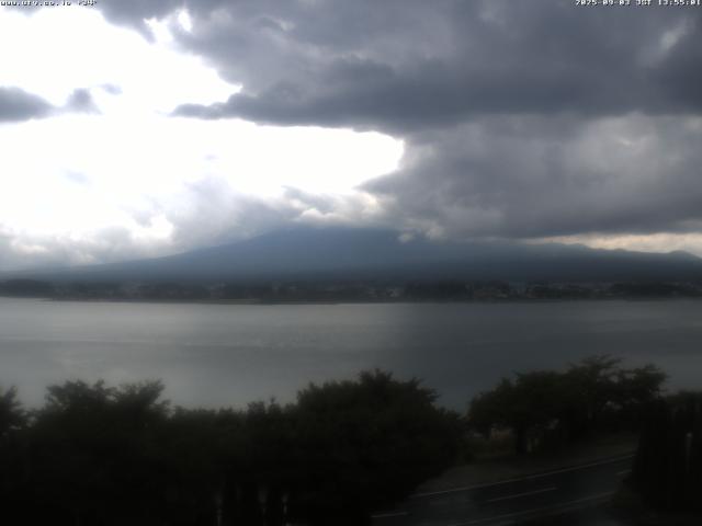 河口湖からの富士山